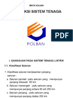 Gangguan PD Sistem Tenaga Listrik