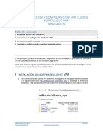 Tutorial FortiClient y Escritorio Remoto PDF