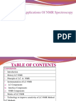 LC-NMR And Applications Of NMR Spectroscopy