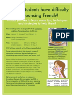 French Pronunciation Workshop