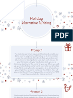 holiday narrative writing