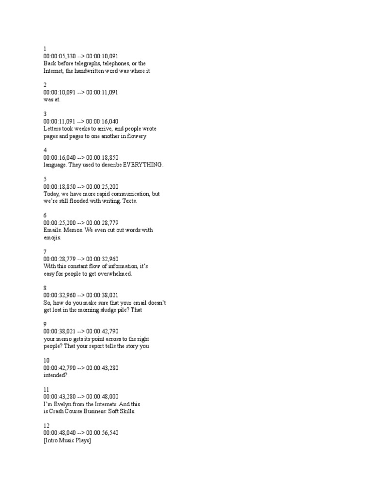 The Secret To Business Writing Crash Course Business Soft Skills 3