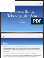 Manusia, Sains, Teknologi, Dan Seni PDF