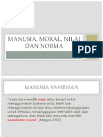 Manusia, Moral, Nilai Dan Norma PDF