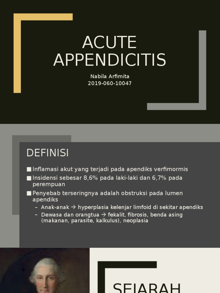 Apendisitis Akut | PDF