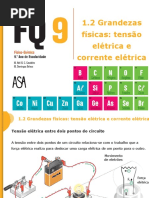 Grandezas Físicas - Tensão Elétrica e Corrente Elétrica