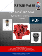 Isx Cylinder Liner and Piston Updates SP 11 1 17