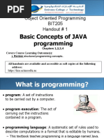 BIT205-HO1-Basic Concepts of JAVA Programming