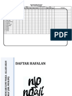 Daftar Hadir Ngaji