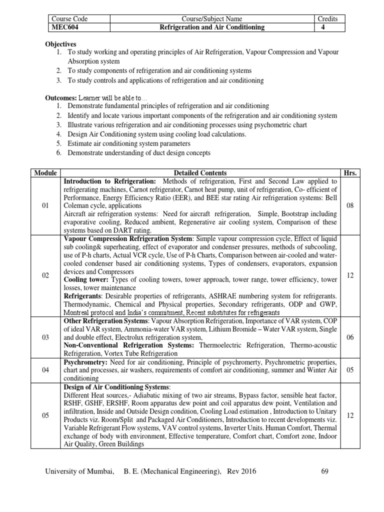 Refrigeration and Air Conditioning PDF Air Conditioning Refrigeration