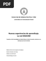 Nuevas experiencias de aprendizaje. La red DIGICOM