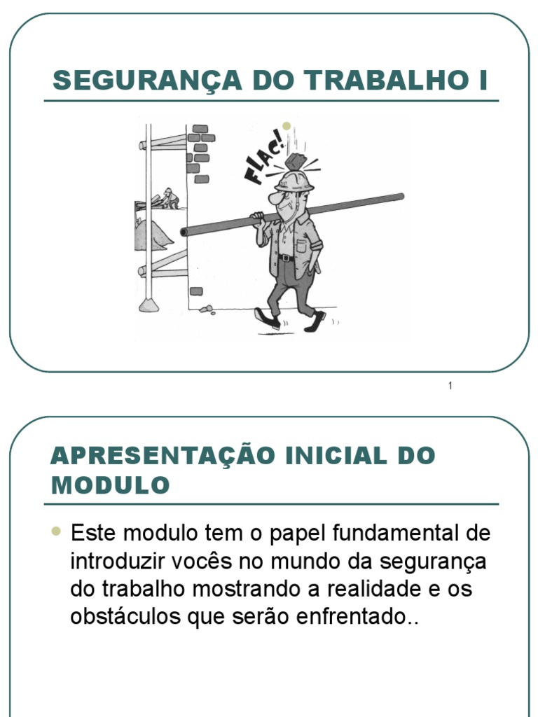 Introdução à Segurança do Trabalho | PDF | Capacete | Calor