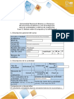 Guía de actividades y rúbrica de evaluación - Fase 5 - Debate sobre la empatía y la solidaridad