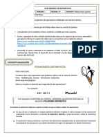 Matemáticas 7° Periodo 01 Semana 9