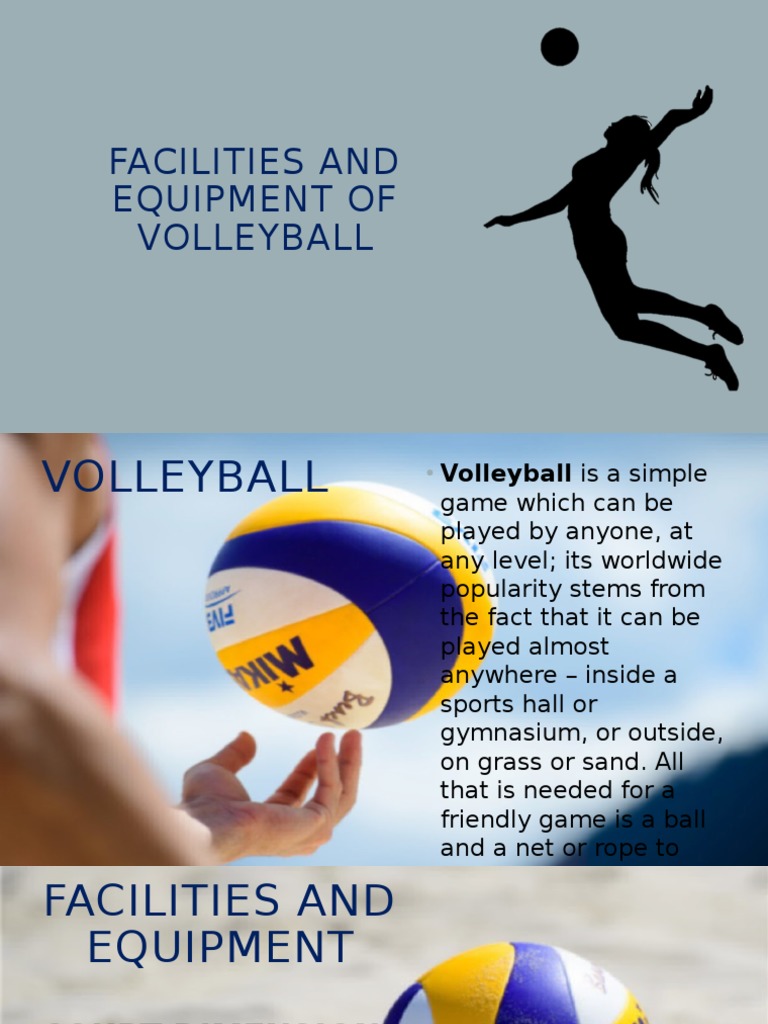 Facilities and Equipments of Volleyball PDF Referee Volleyball