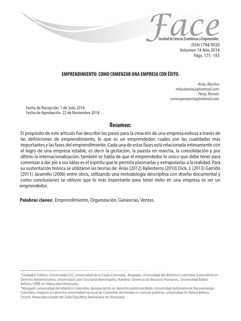 Pasos para Crear una Empresa Exitosa | PDF | Iniciativa empresarial ...