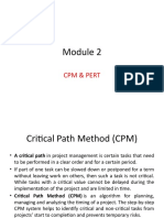 CPM-PERT Project Planning