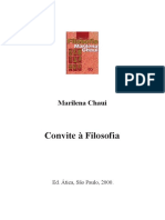 Aula 1 Livro Convite A Filosofia Marilena Chauc3ad Concepc3a7c3b5es Da Cic3aancia PDF