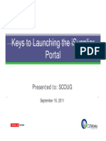 Keys Isupplier Portal SCOUG 2011 Compatibility Mode