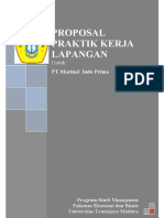 Proposal Magang PT Marinal Indo Prima
