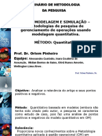 Apresentação de Artigos 2018