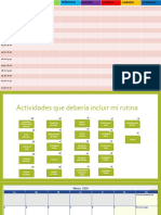 Horario Semanal y Planificador Mensual