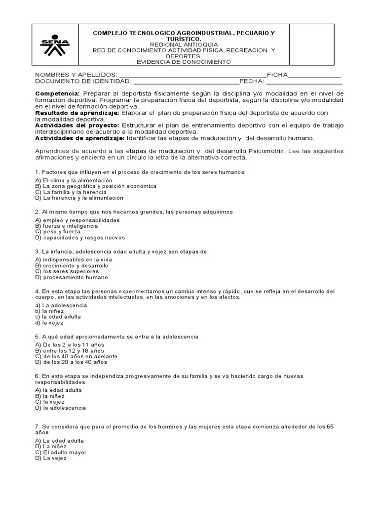 Evalucion Etapas Del Desarrollo Humano - 1804426 - Aplicacion PDF