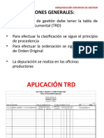 Presentacion - Organizacion de Archivos de Gestion Basados en TRD