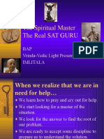 The Spiritual Master The Real Sat Guru: BAP Vrinda-Vedic Light Presentation Imlitala