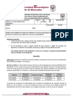 Formato para Examen Escrito 2020 - Segunda Evaluación - B