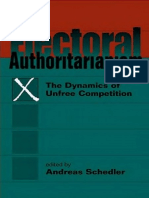 Schedler (ed.) - Electoral Authoritarianism_ The Dynamics of Unfree Competition (2006)
