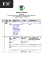 Contoh Jadual Perancangan Kerja