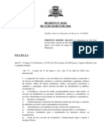 Decreto N. 18.561 de 21 de Marco de 2020