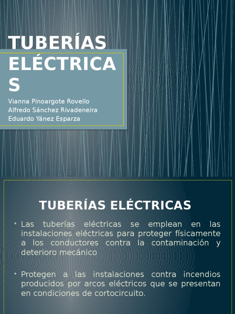 Tipos de Tuberías Eléctricas y Usos | PDF | Tubería (transporte de ...