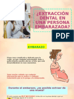 Extracción Dental en Una Persona Embarazada