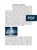 Holograma de Empresa PDF