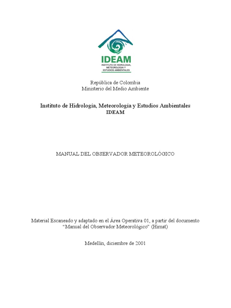 Manual Del Observador Meteorologico
