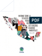 Informe Personas Defensoras Ambientales (2019-2020)