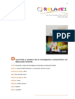 Desarrollo y Mejora de La Inteligencia Matemática en Educación Infantil PDF