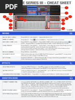 Presonus Series III Cheat Sheet 1.1