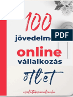 100 Vállalkozási Ötlet PDF