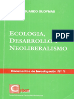 ECOLOGÍA -DESARROLLO Y NEOLIBERALISMO