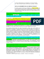 SOBRE EL OBJETO y EL SURGIMIENTO DE LAS CIENCIAS SOCIALES