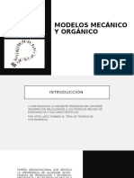 Modelos mecánicos y orgánicos