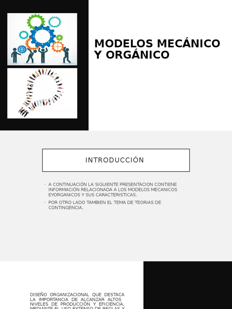 Modelos Mecanicos y Organicos 2 | PDF | Complejidad | Teoría