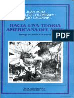 ACHA, J. COLOMBRES, A. ESCOBAR, T. - Hacia Una Teoría Americana Del Arte PDF