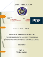 Filsafat Pendidikan BK A1