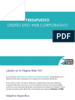 Presupuesto Página Web - TuPaginaWebYa