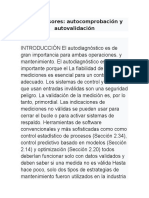 Autodiagnóstico y validación de mediciones en transmisores