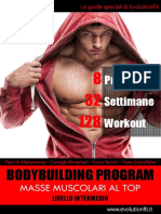 Bodybuilding Programma Allenamento